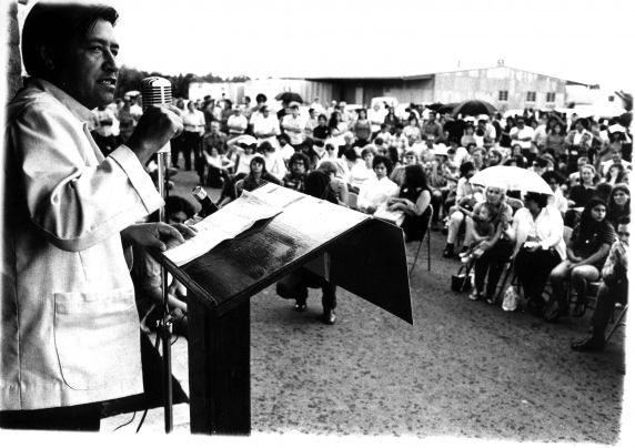 (3307) Rallies, Cesar Chavez, Flagstaff, Arizona, 1972
